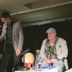 8. April ... Bücherfrühling Bibliothek Cottbus ... "Michael Becker - ungeschminkt"  - Buchpräsentation und Lesung mit Matthias Stark und Michael Becker | Musik: Mario Heß und Philipp Standera | Foto: Ingrid Hoberg